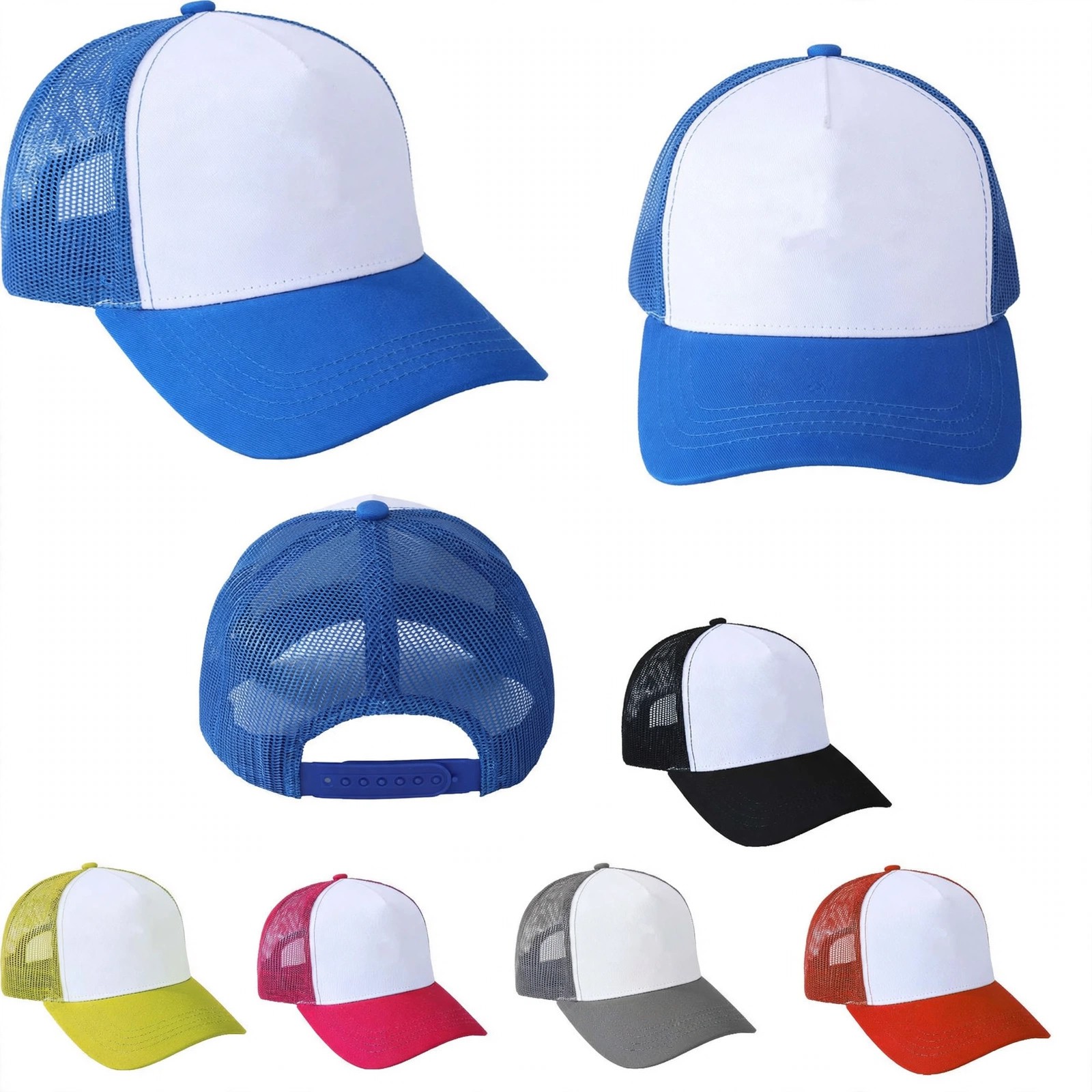 Foam Mesh Snapback Trucker Hat
