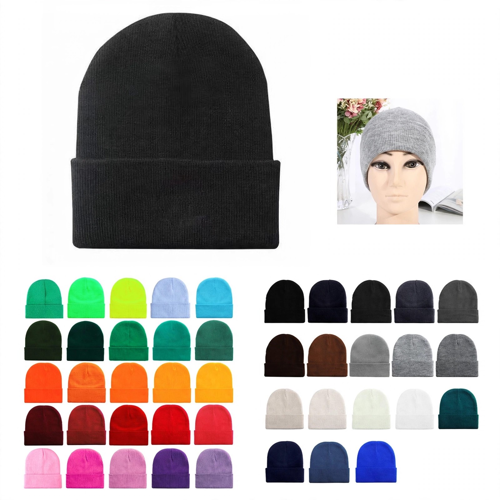 Thick Knit Winter Beanie