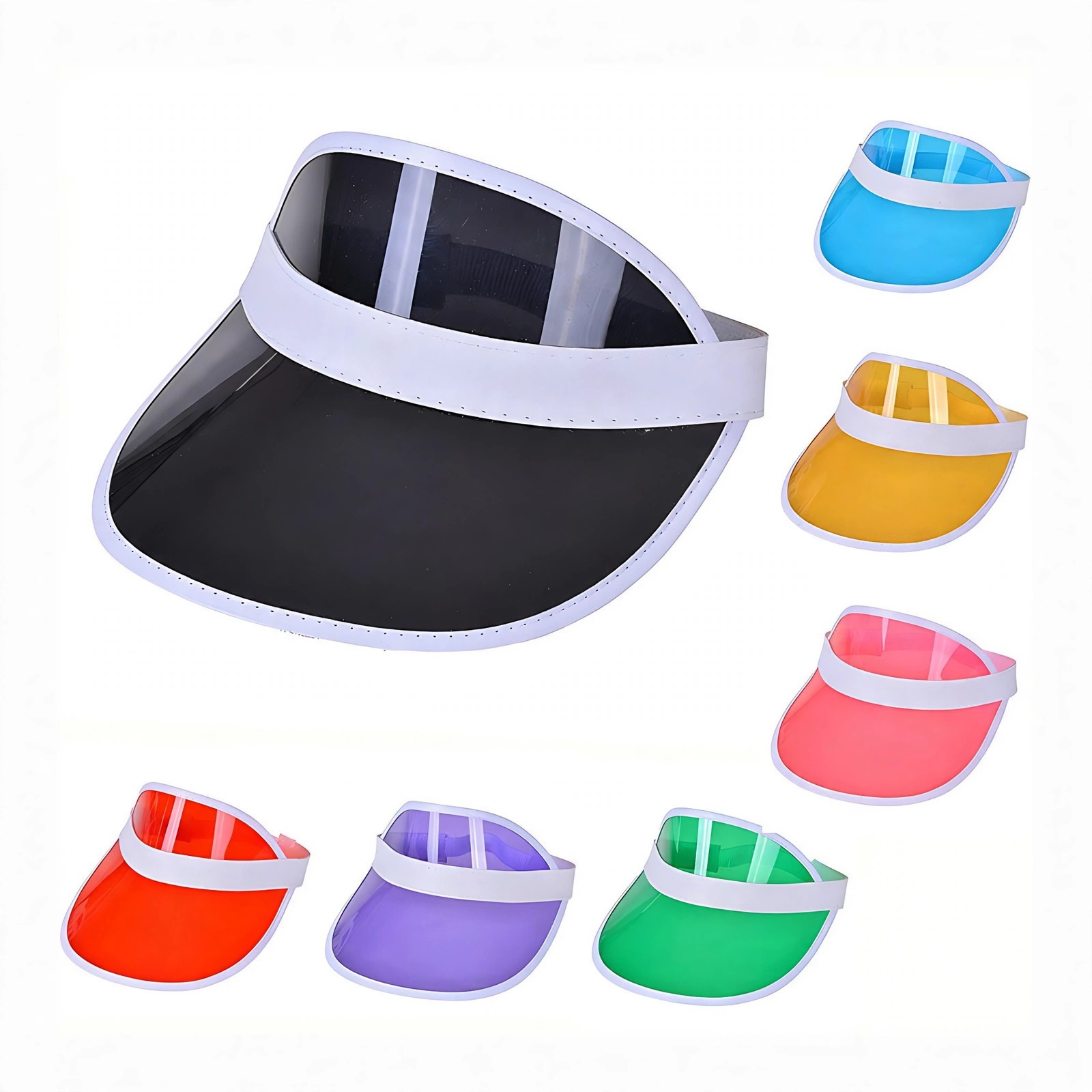 Lightweight Tinted PVC Sun Visor