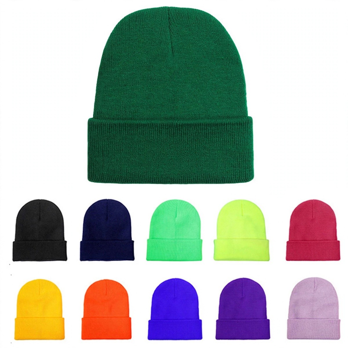 Unisex Cuffed Winter Beanie