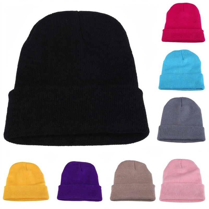 High-Stretch Knit Winter Beanie
