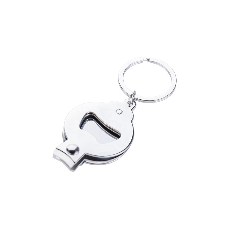 3-in-1 Round Nail Clipper Keychain