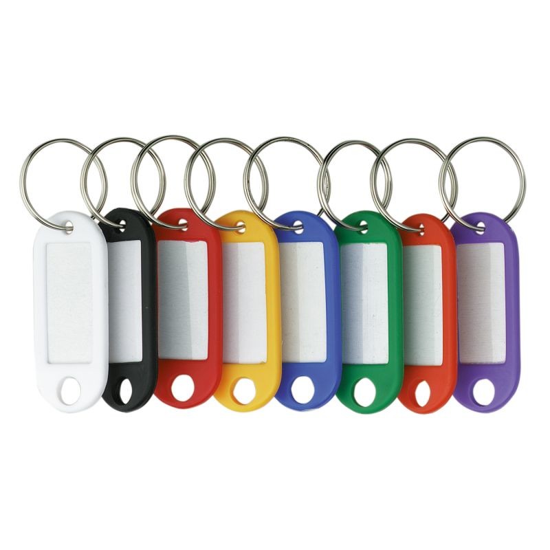 Plastic Key Tag With Paper Insert