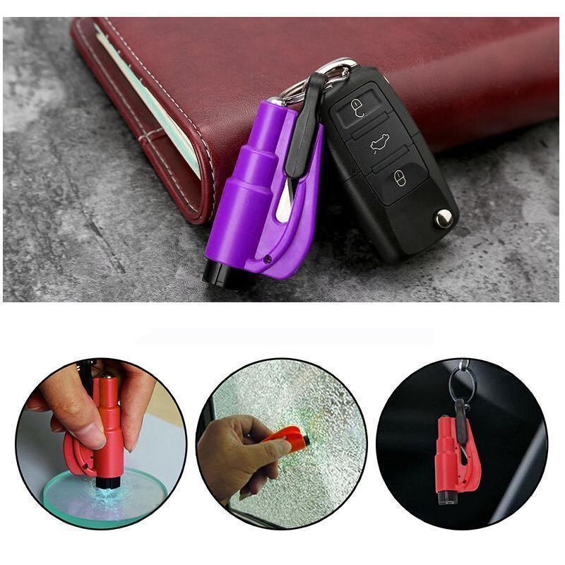 Compact Keychain Car Escape Tool