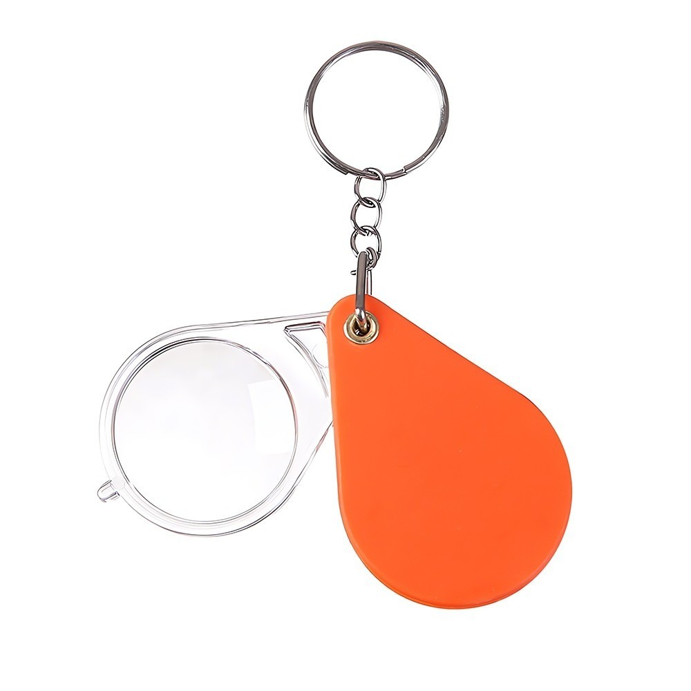 10X Pocket Magnifier Keychain