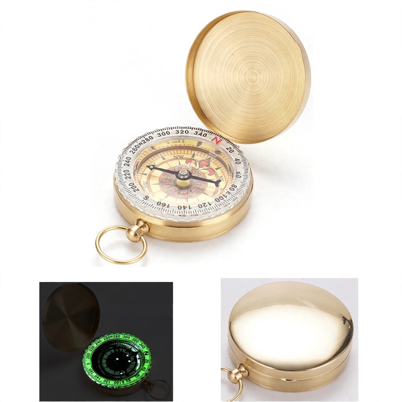 Glow-in-the-Dark Pocket Compass