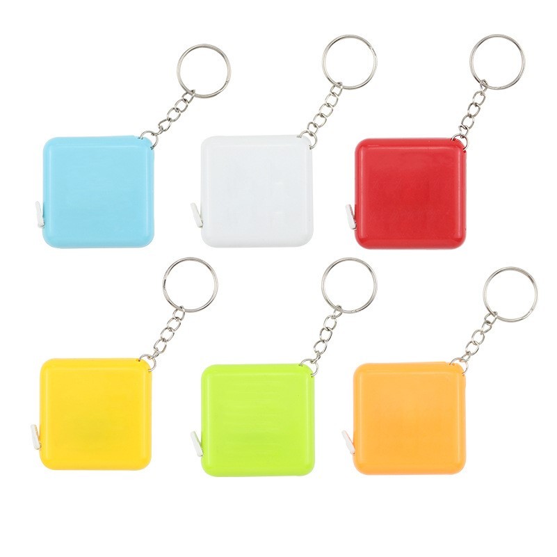 39" Square Tape Measure Key Ring