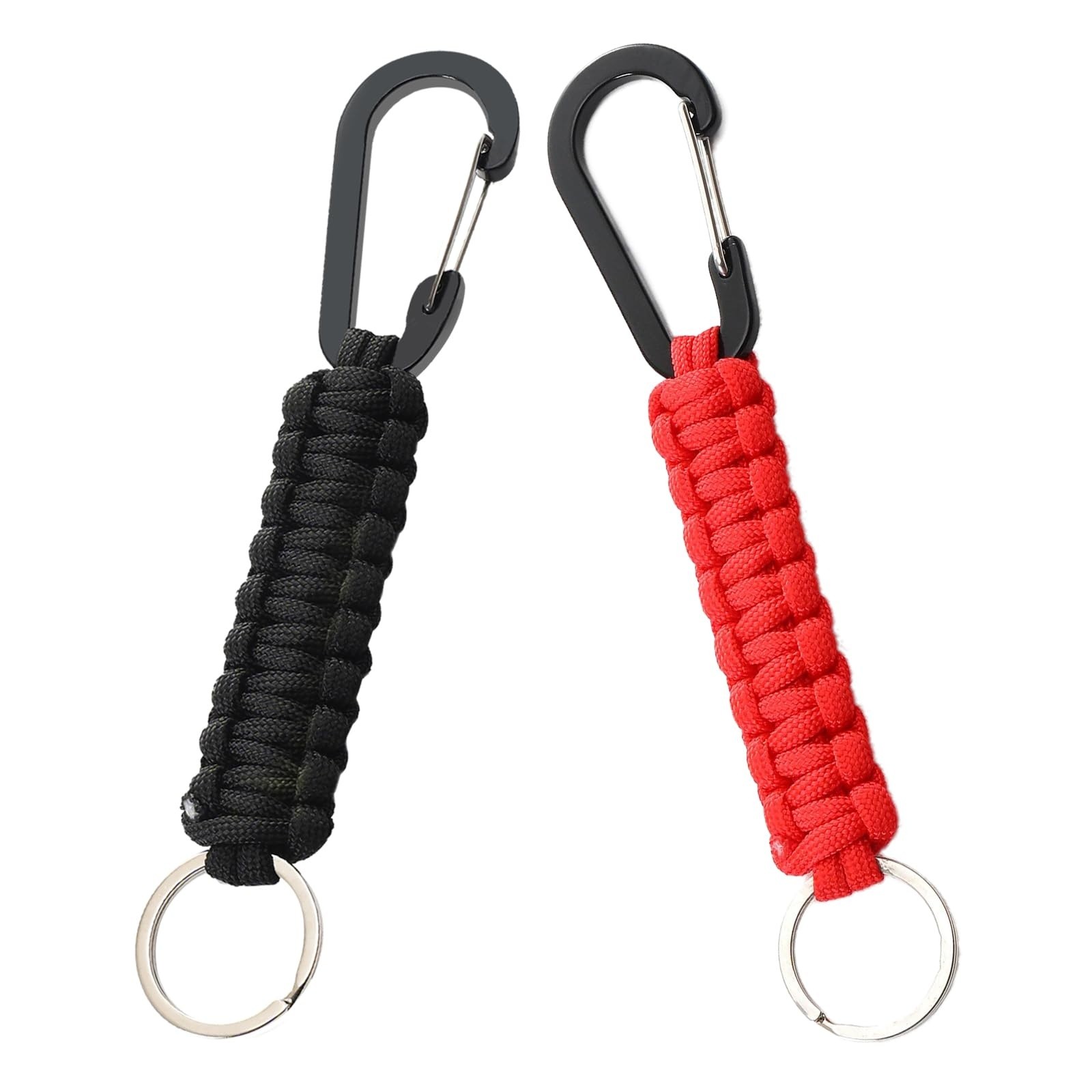 Paracord Survival Keychain With Carabiner