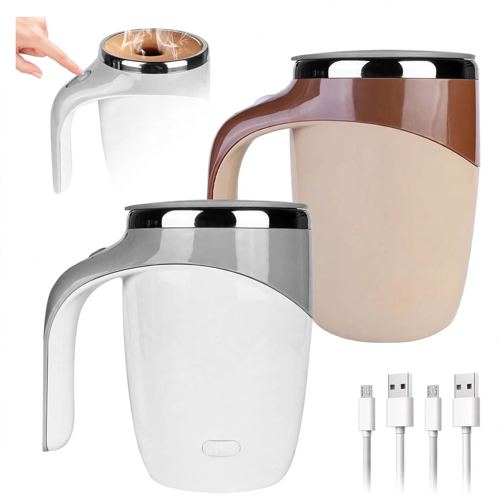 Electric Self-Stirring Coffee Mug