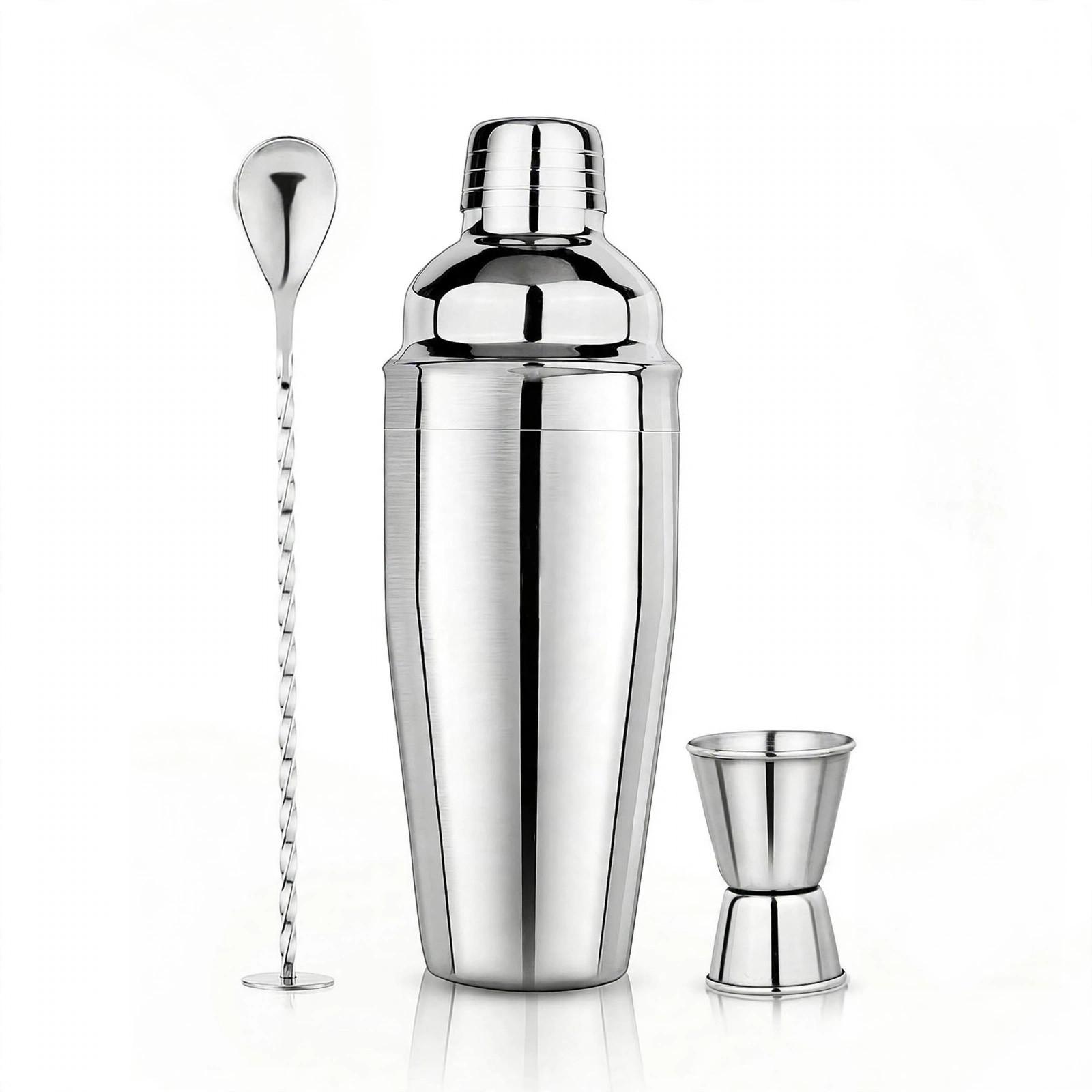 24 Oz. Stainless Steel Cocktail Shaker Set