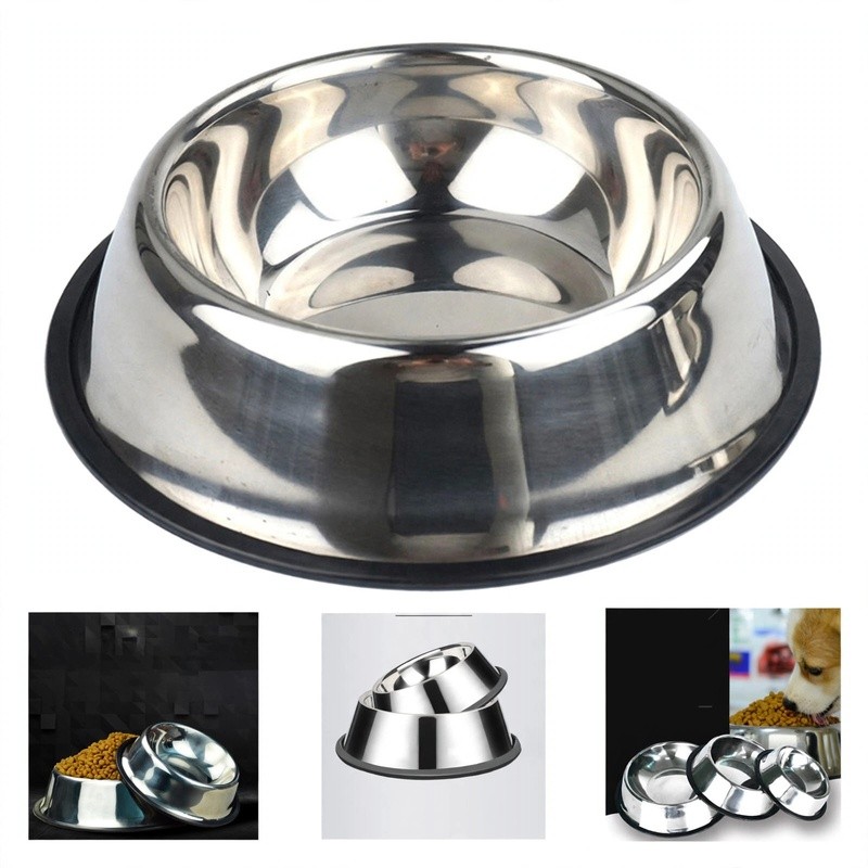 32 Oz. Non-Skid Stainless Steel Dog Bowl