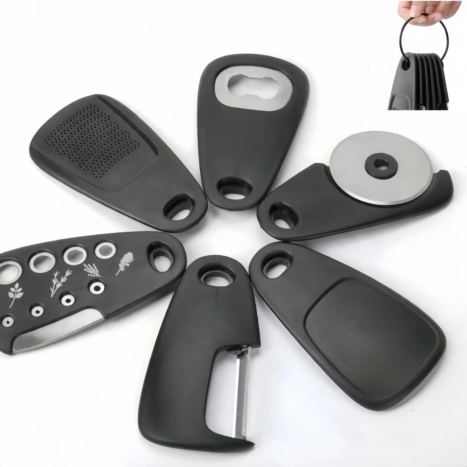 6-Piece Stackable Kitchen Gadget Set