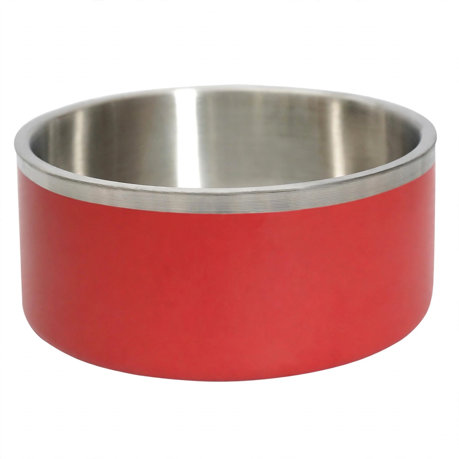 Non-Skid Double-Wall Stainless Steel Pet Bowl