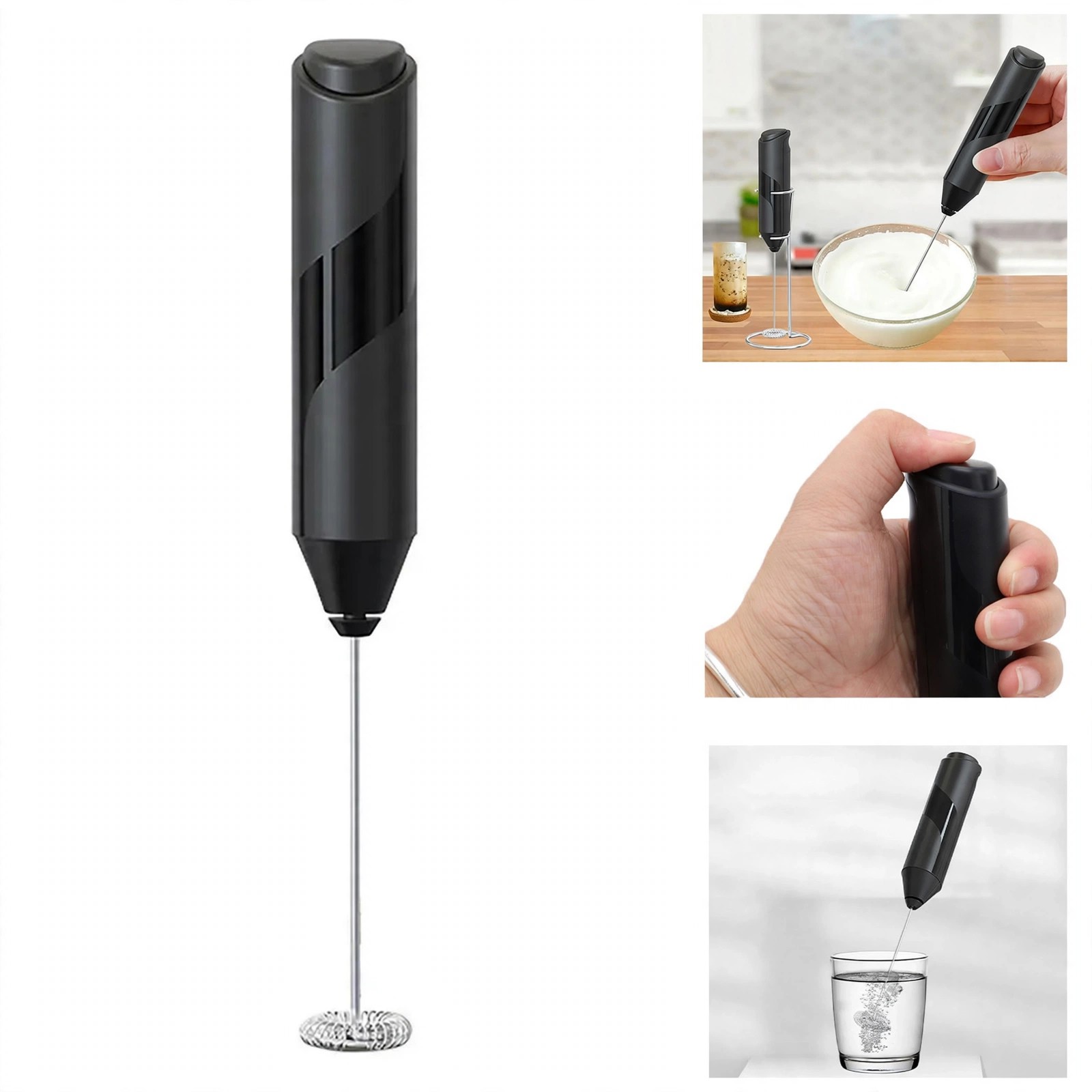 Battery-Operated Handheld Milk Frother