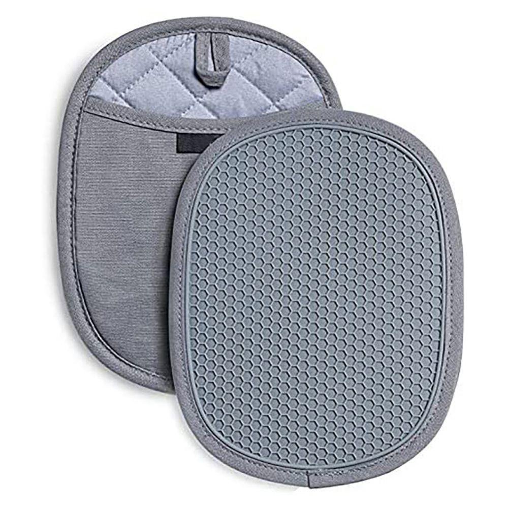 Silicone Oven Hot Pads With Finger Pockets