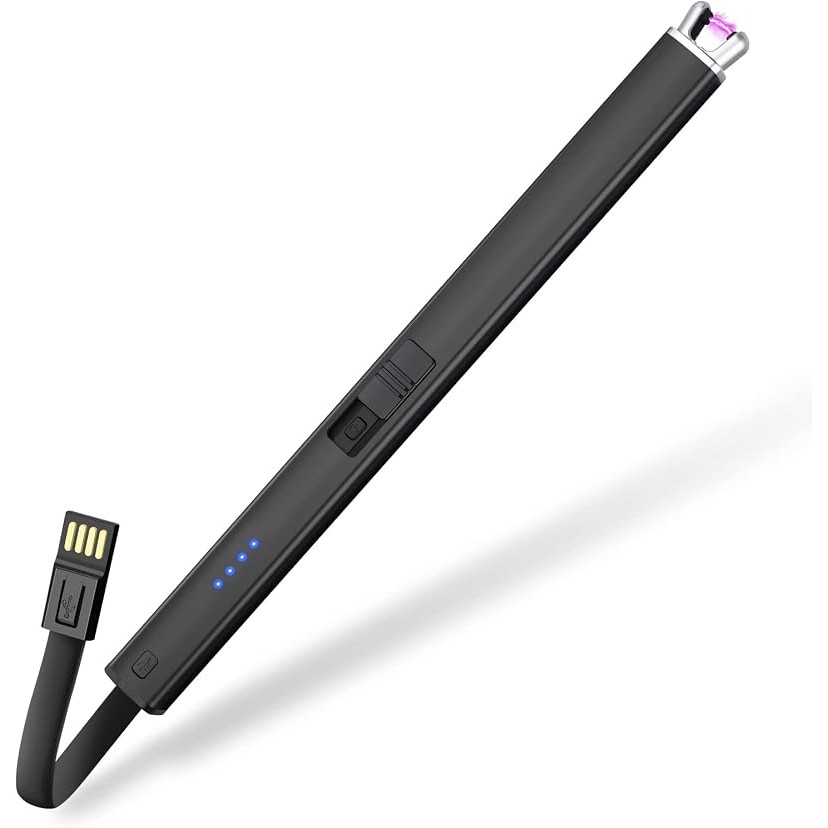 Rechargeable Electric Lighter With Safety Lock