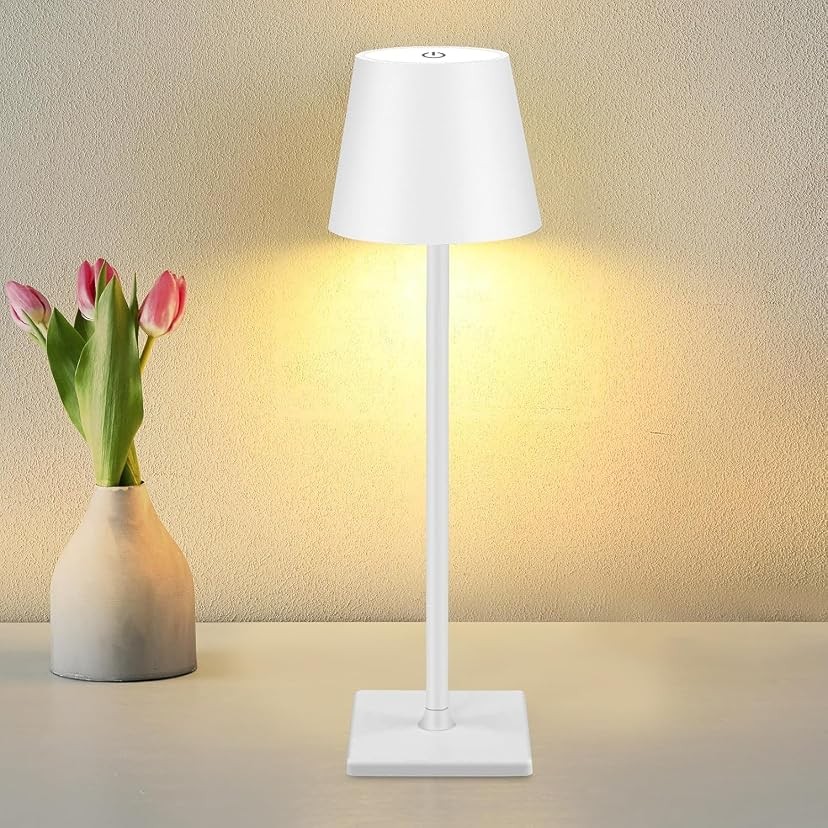 5,200 mAh Rechargeable Touch Table Lamp