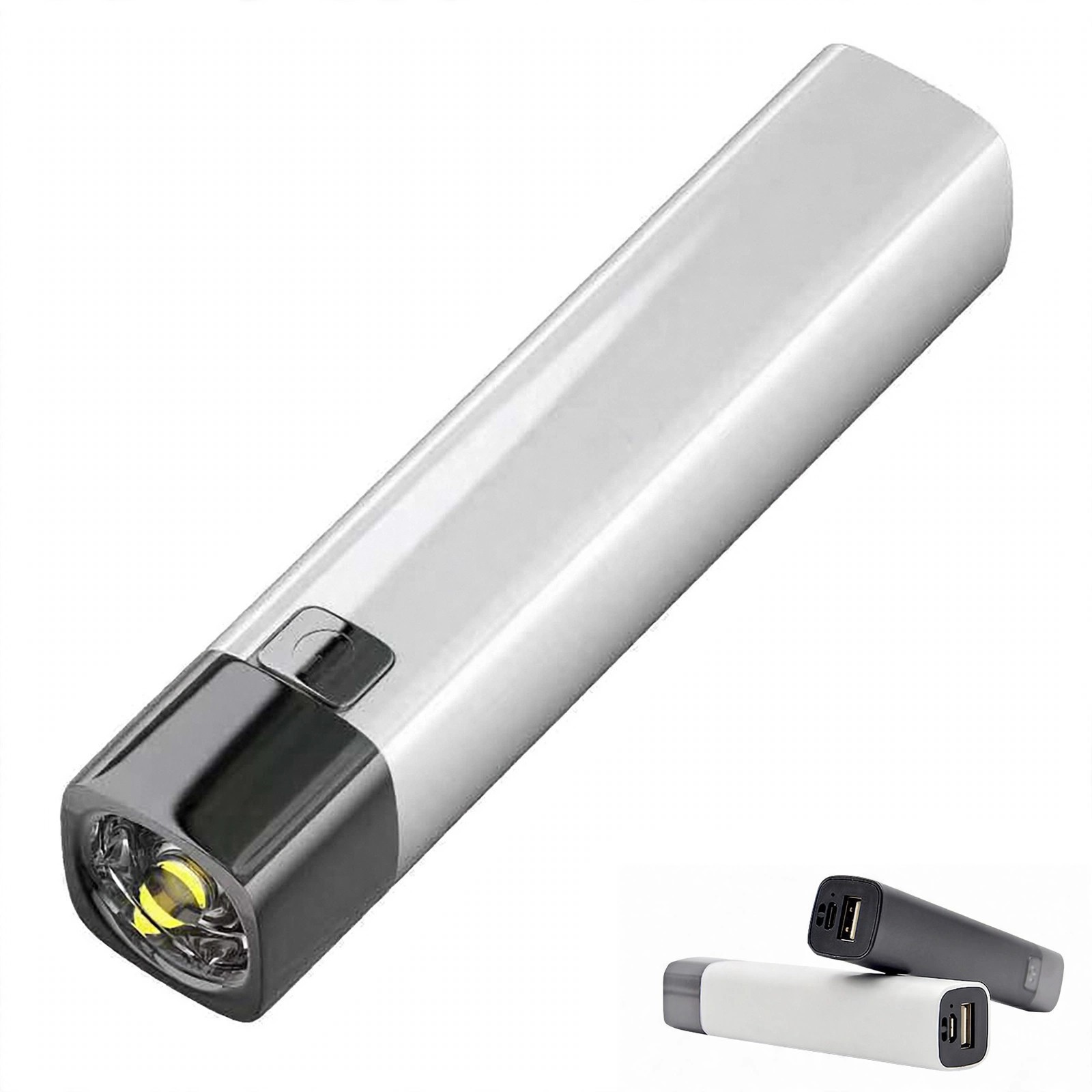 Rechargeable LED Flashlight With Battery Display