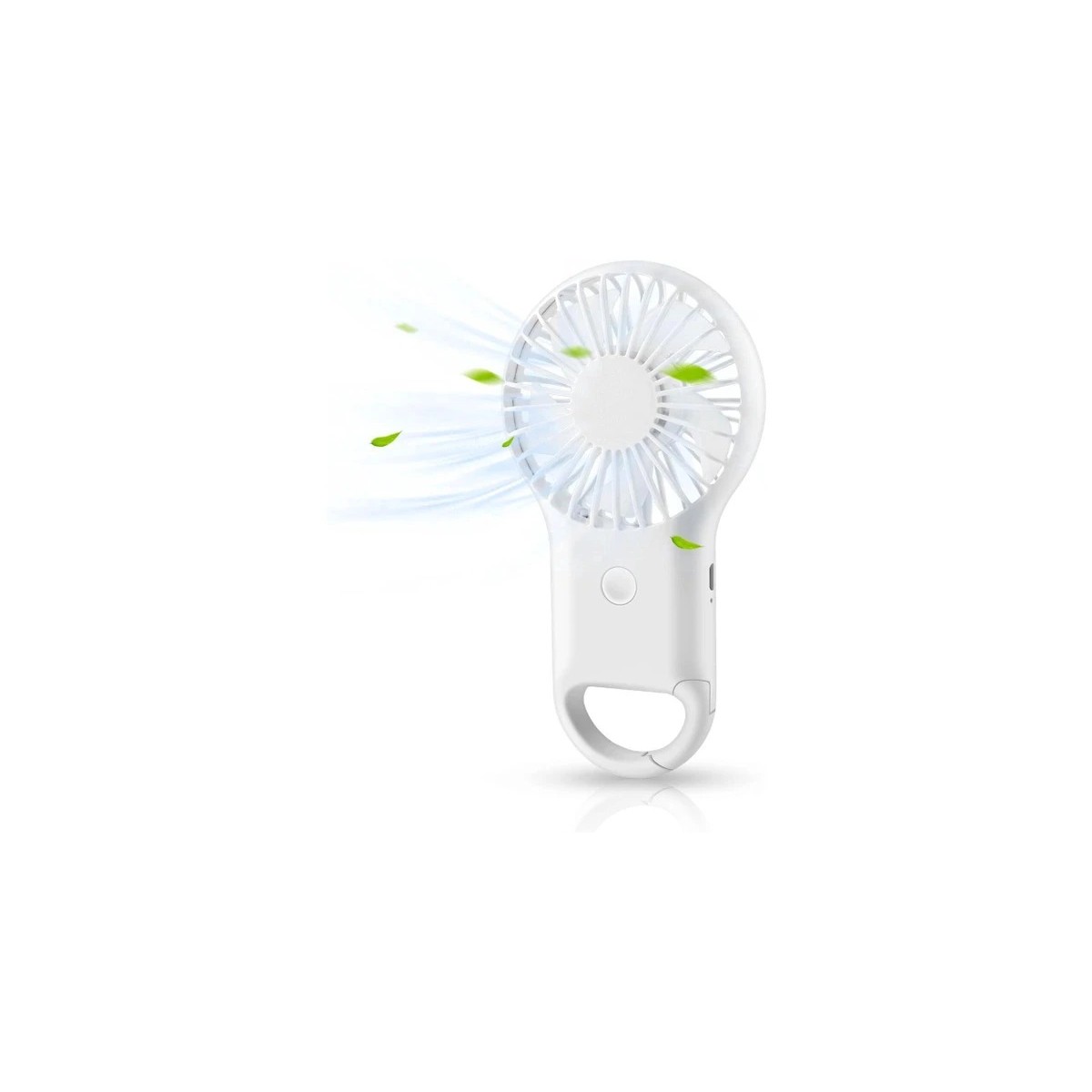 Rechargeable Mini Fan With Carabiner