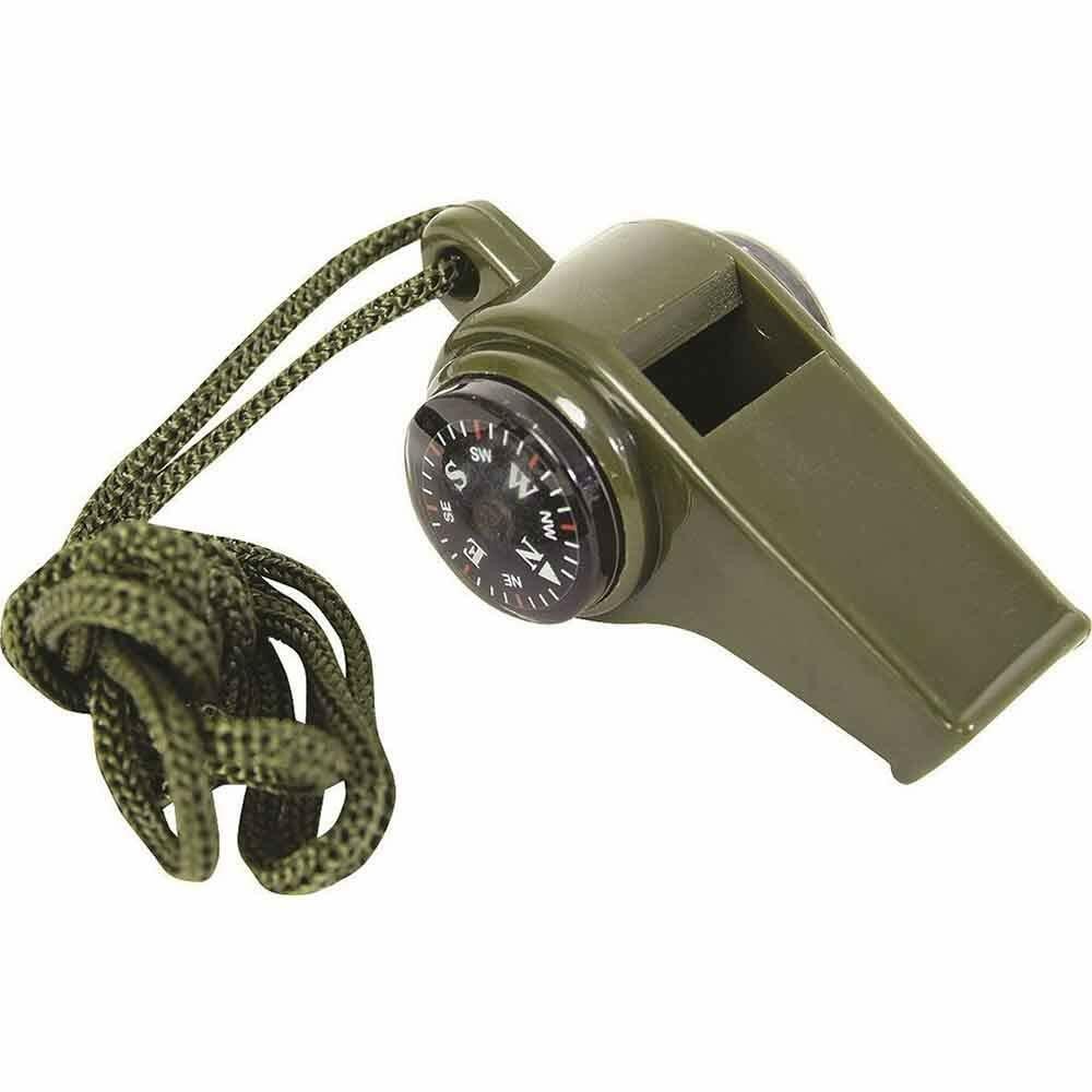 3-in-1 Whistle With Compass and Thermometer