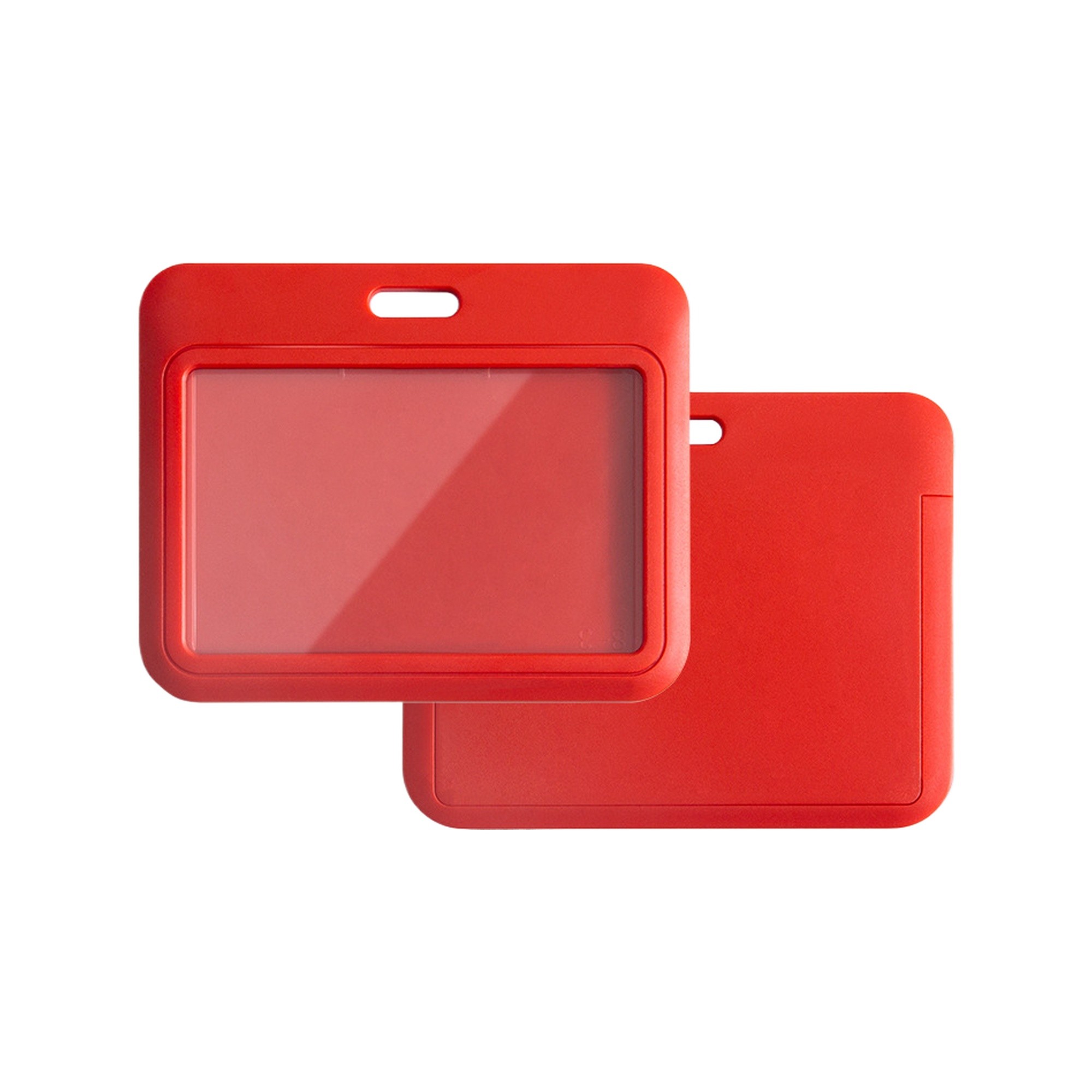Hard Plastic 3-Card Badge Holder