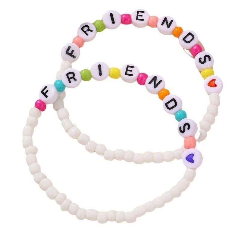 Friendship Letter Bead Bracelet