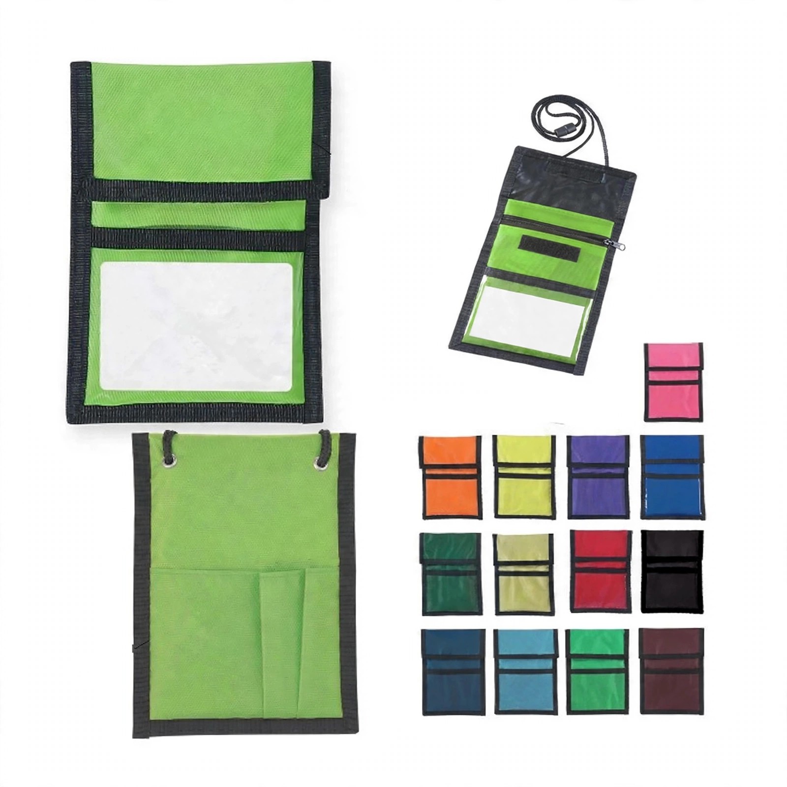 Water-Resistant Badge Holder Neck Wallet