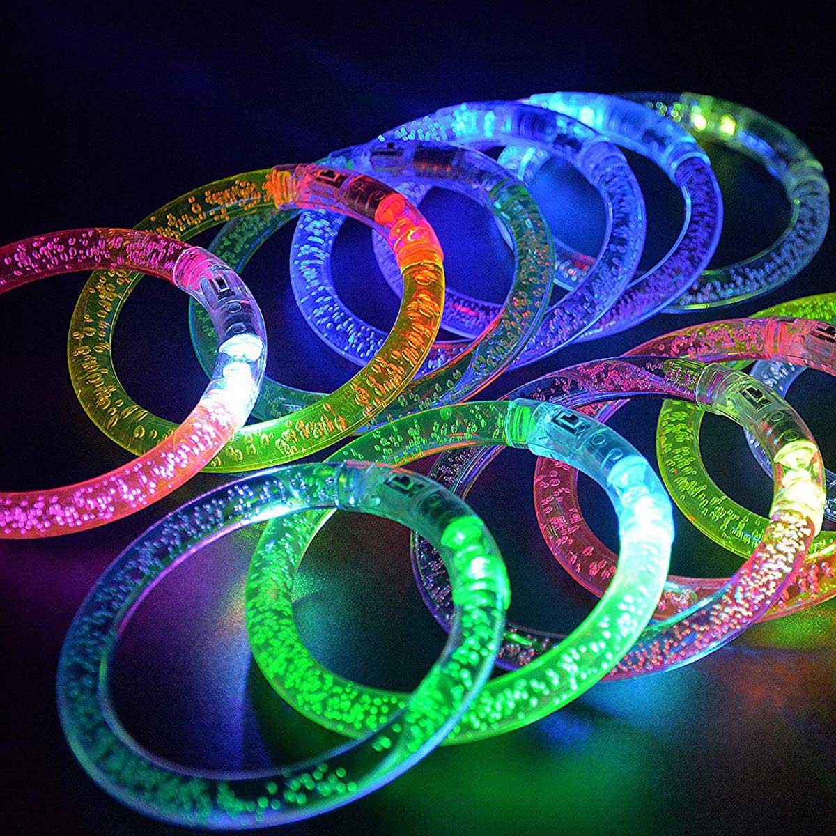 Blinking LED Bangle Bracelet