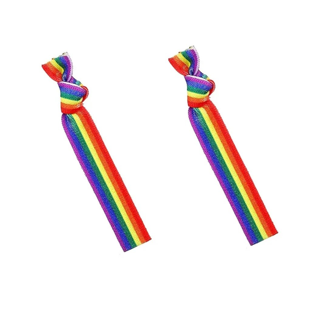 Rainbow Pride Hair Tie Wristband