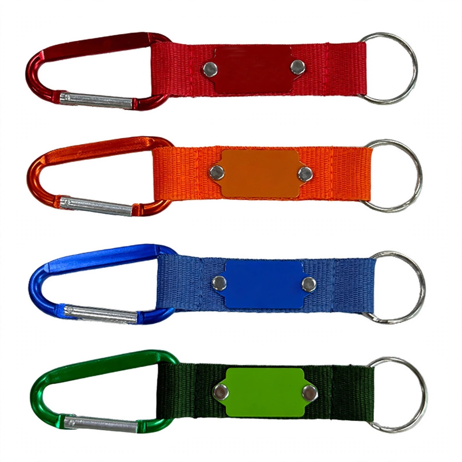 Short Nylon Lanyard With Carabiner