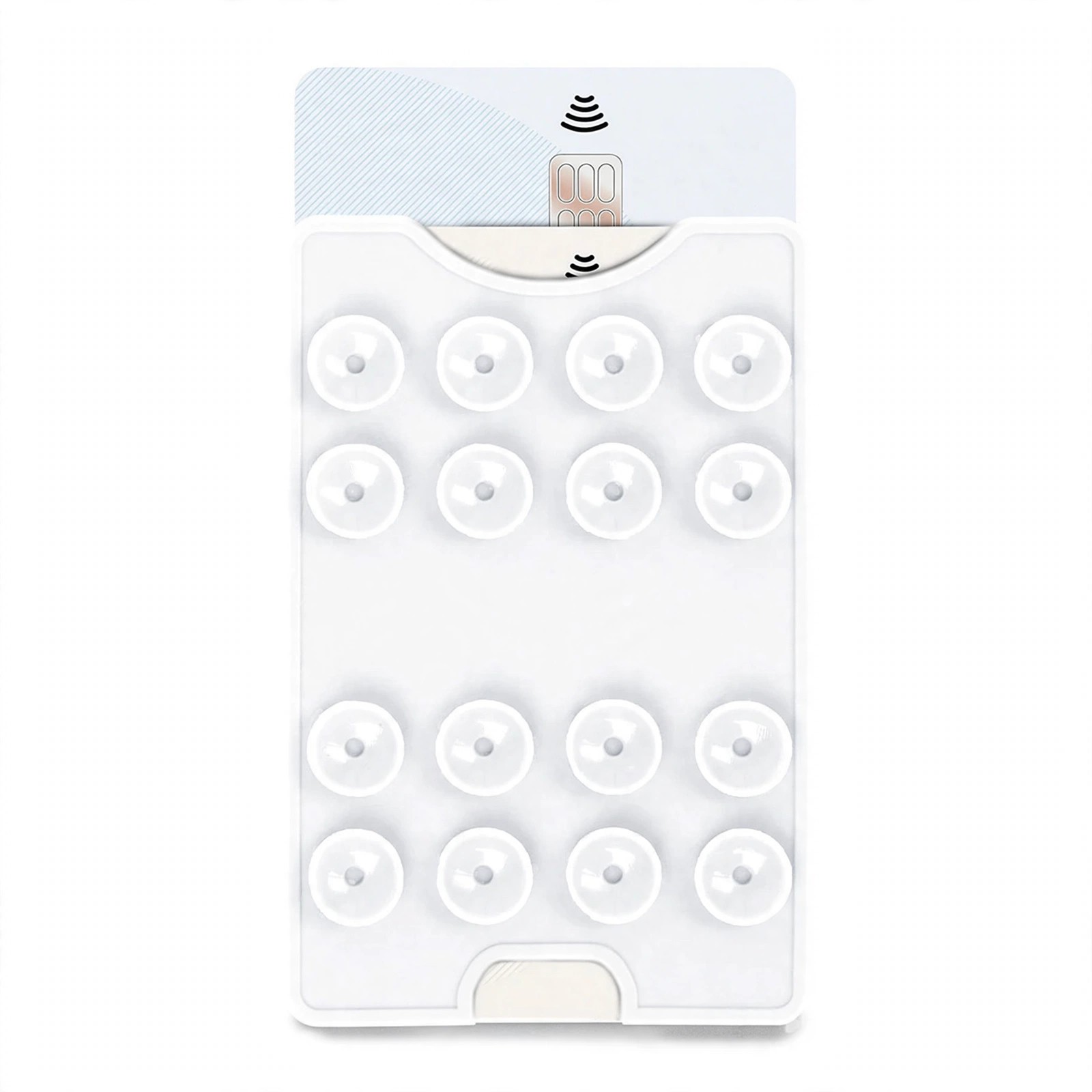 Silicone Suction Cup Phone Card Holder