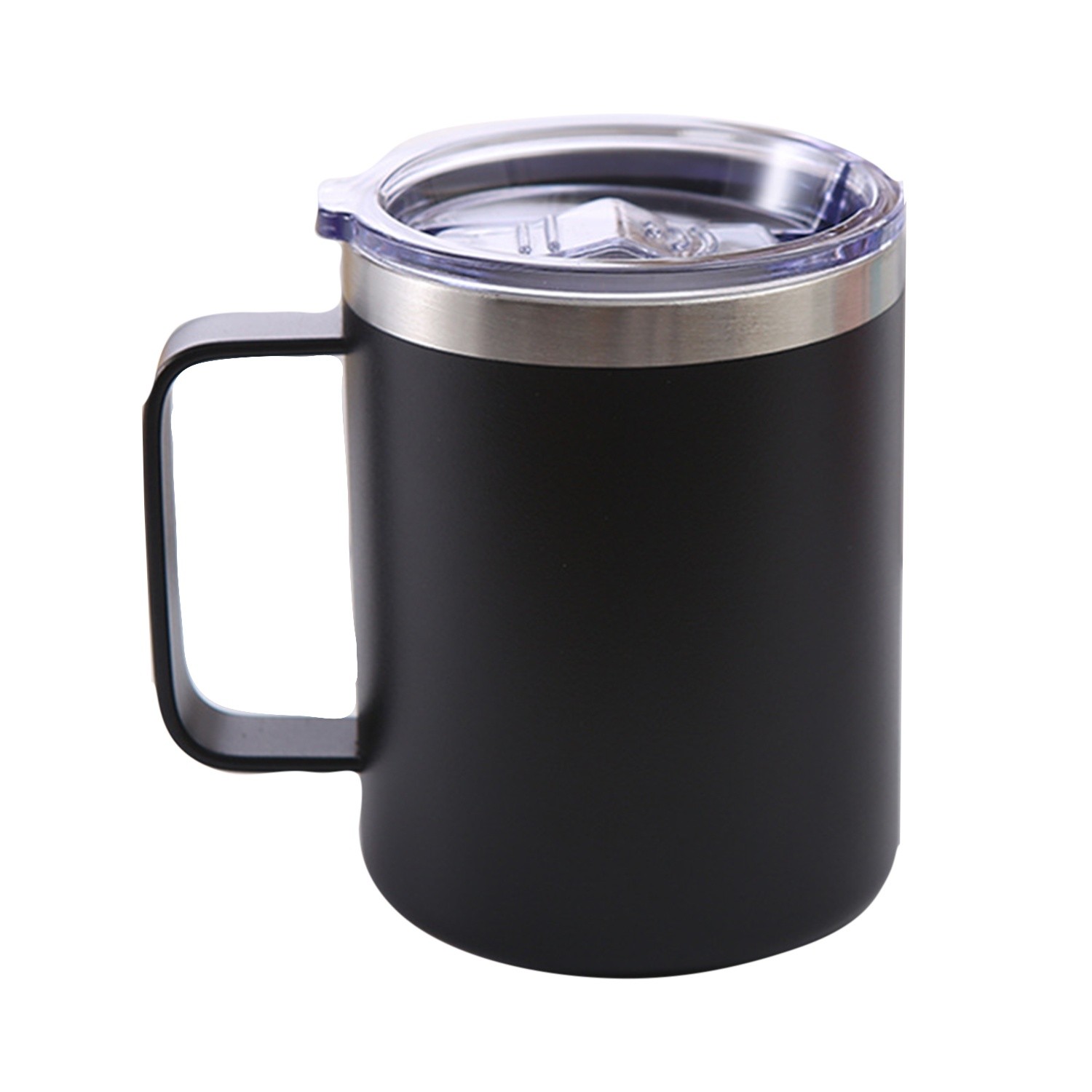 12 Oz. Vacuum Insulated Mug With Lid and Handle