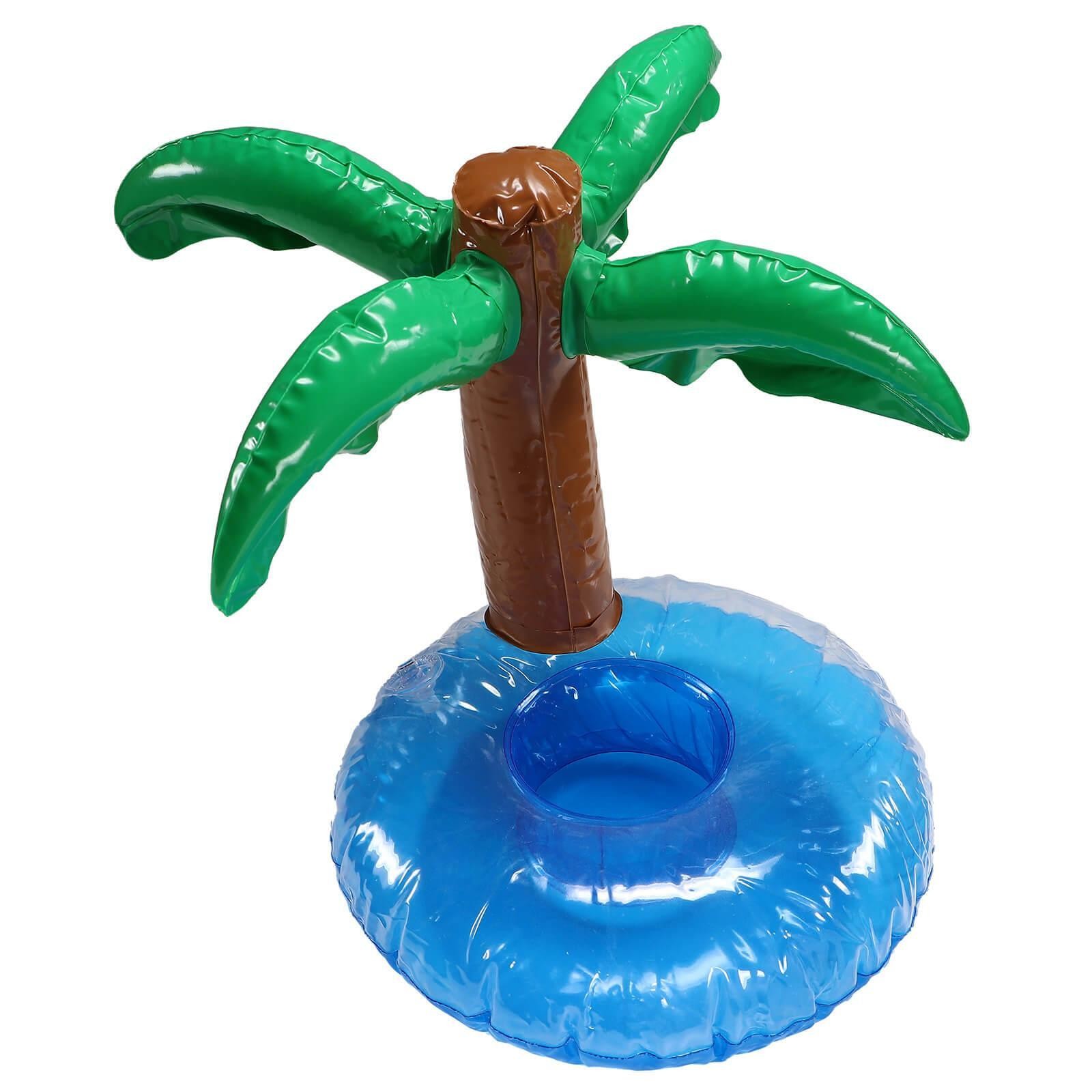 Inflatable Palm Tree Pool Drink Holder
