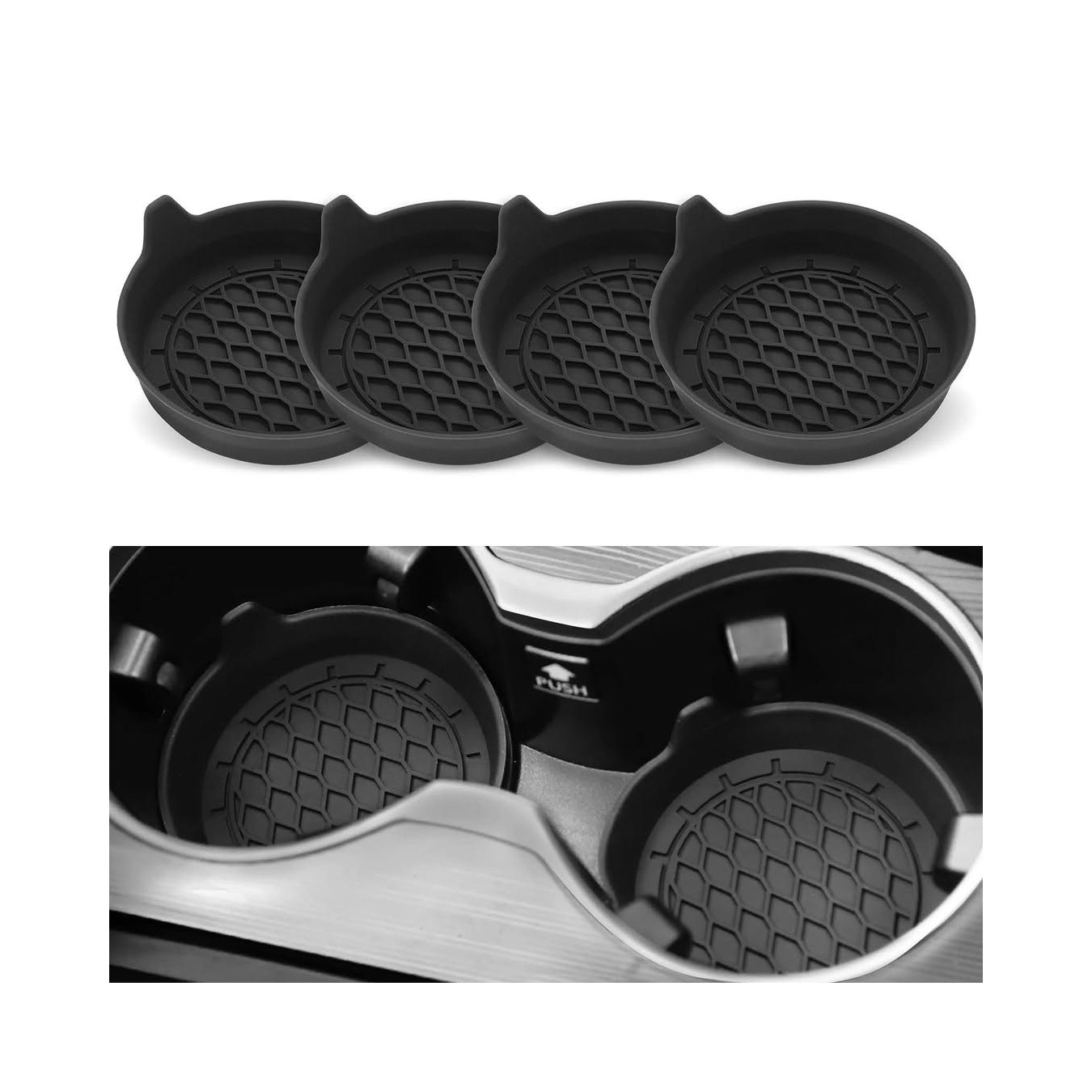 Silicone Car Cup Holder Liner