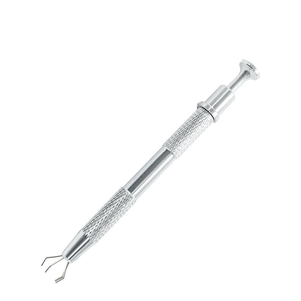 Spring-Loaded 4-Claw IC Chip Pickup Tool