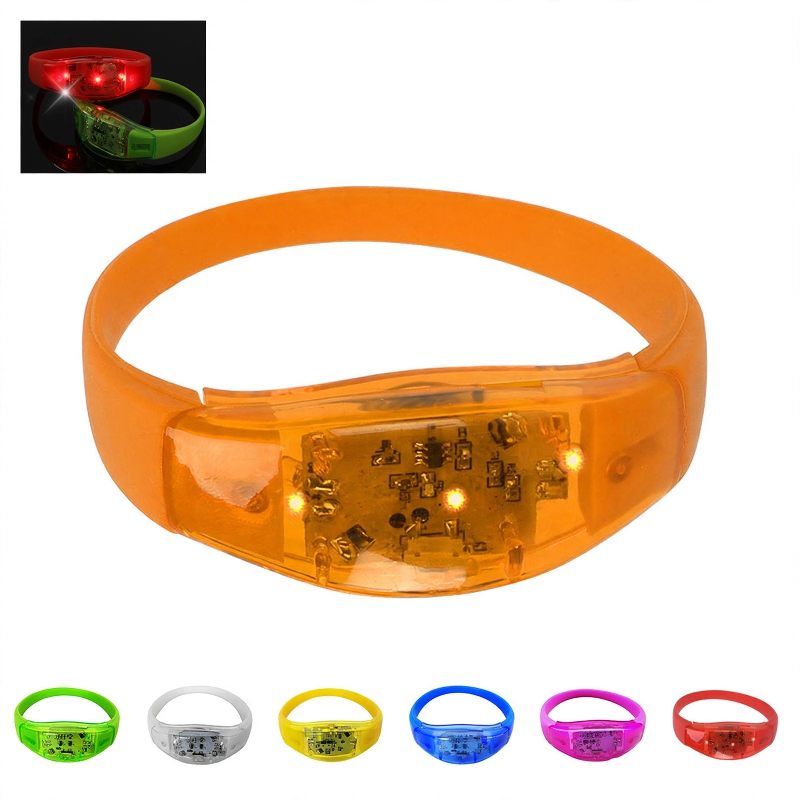 Adjustable Silicone LED Safety Armband