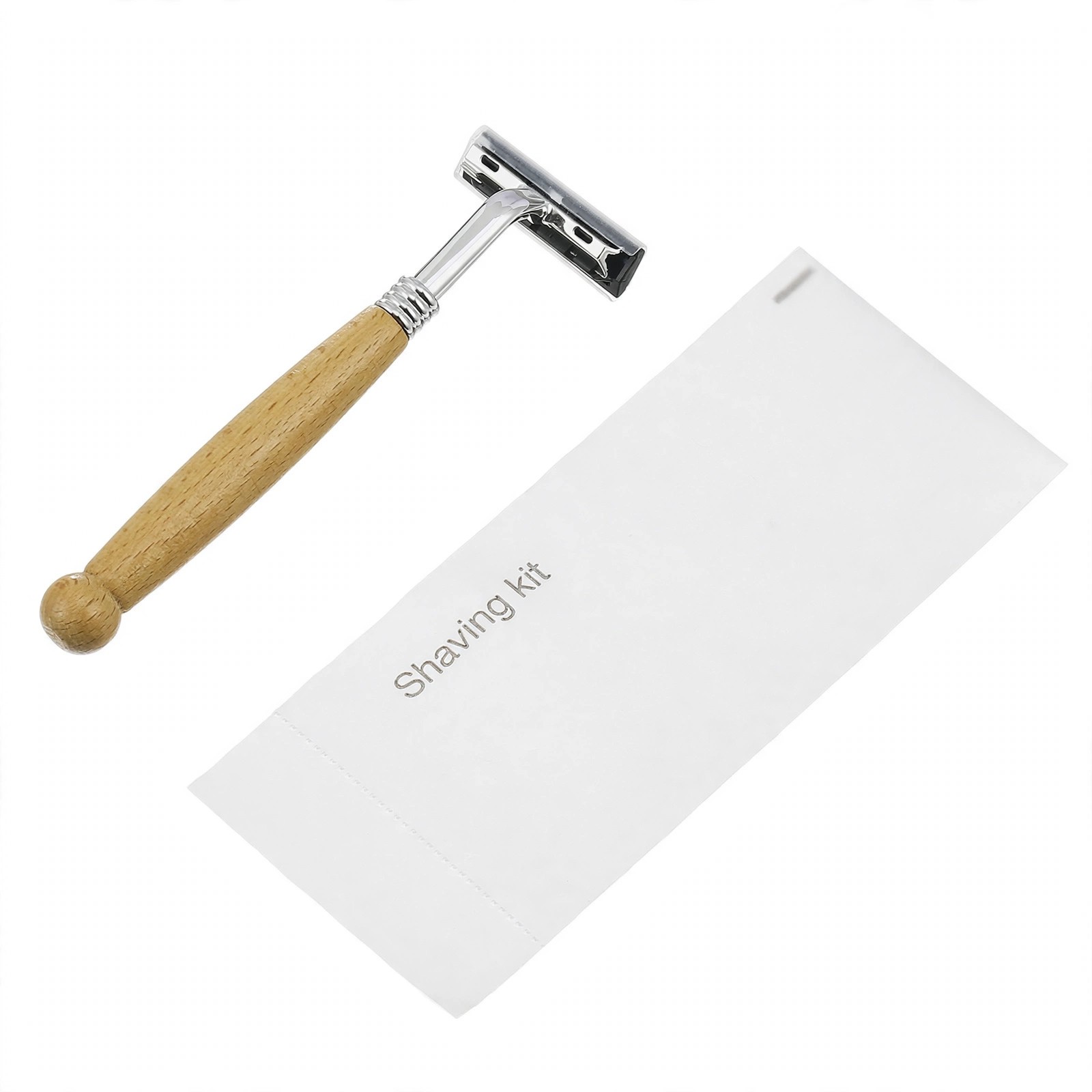 Bamboo Handle Twin-Blade Shaving Razor