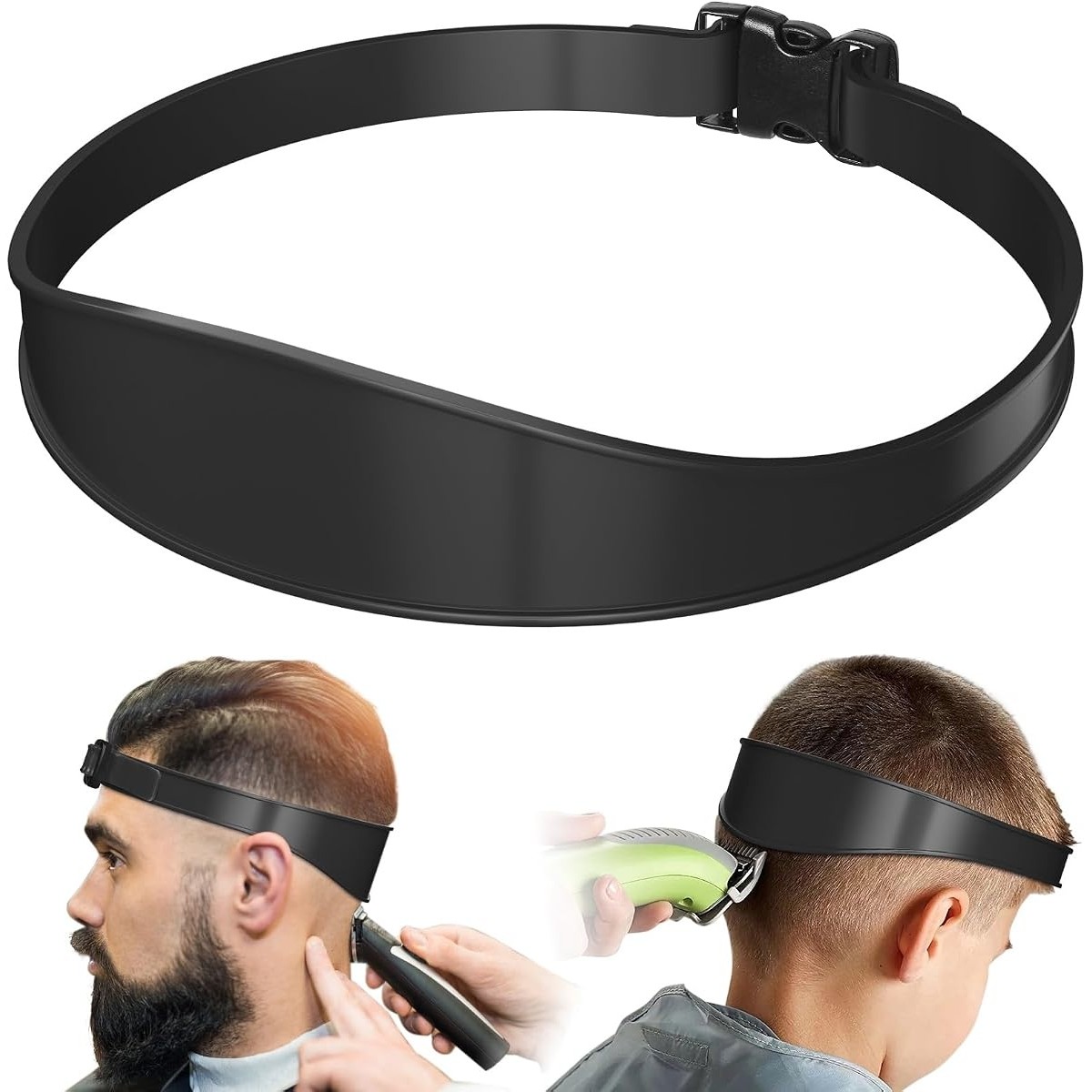Curved Barber Neckline and Fade Template