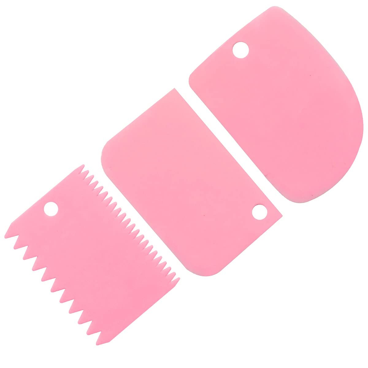 3-Piece Baking Scraper and Cutter Set