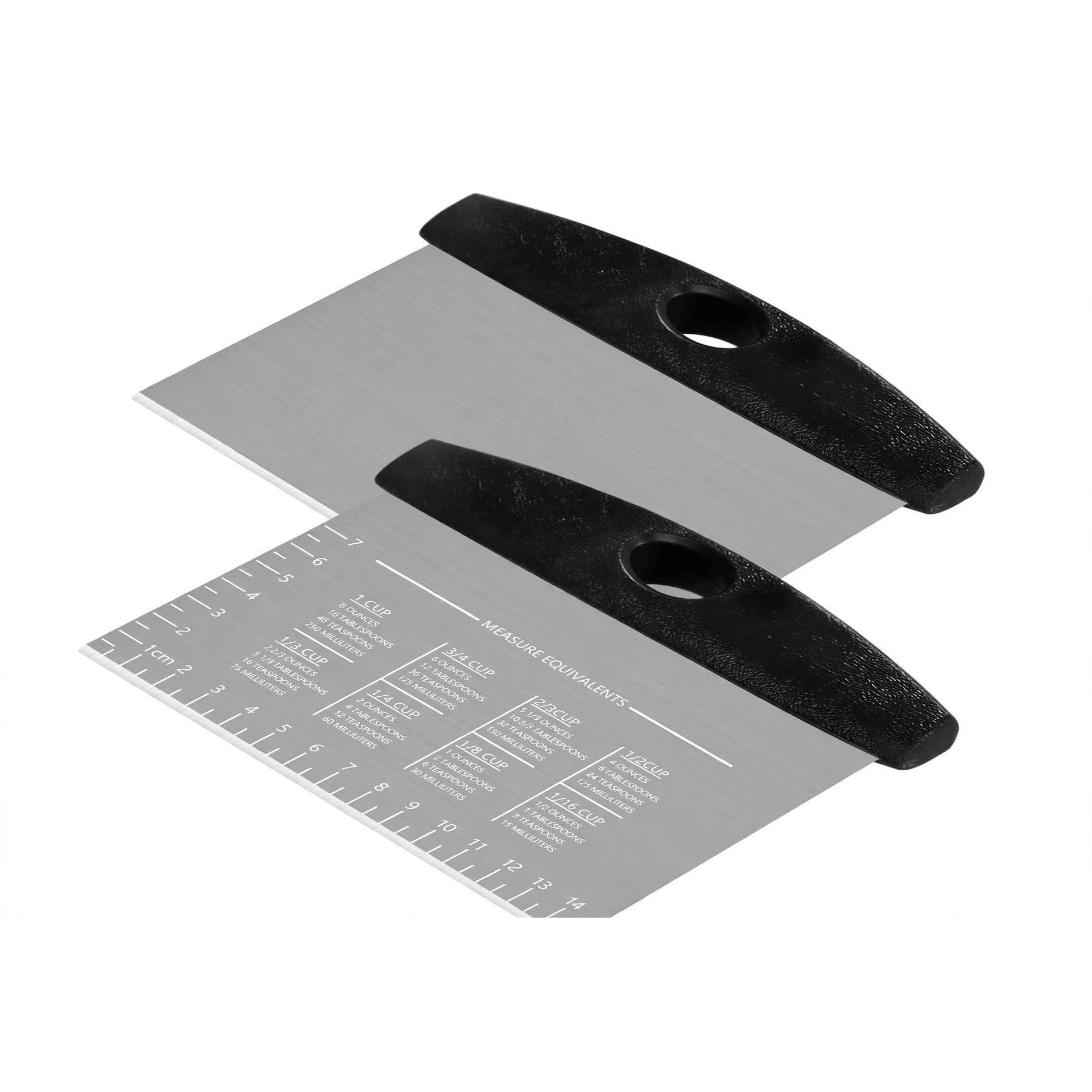 Stainless Steel Dough Scraper With Measurement Marks