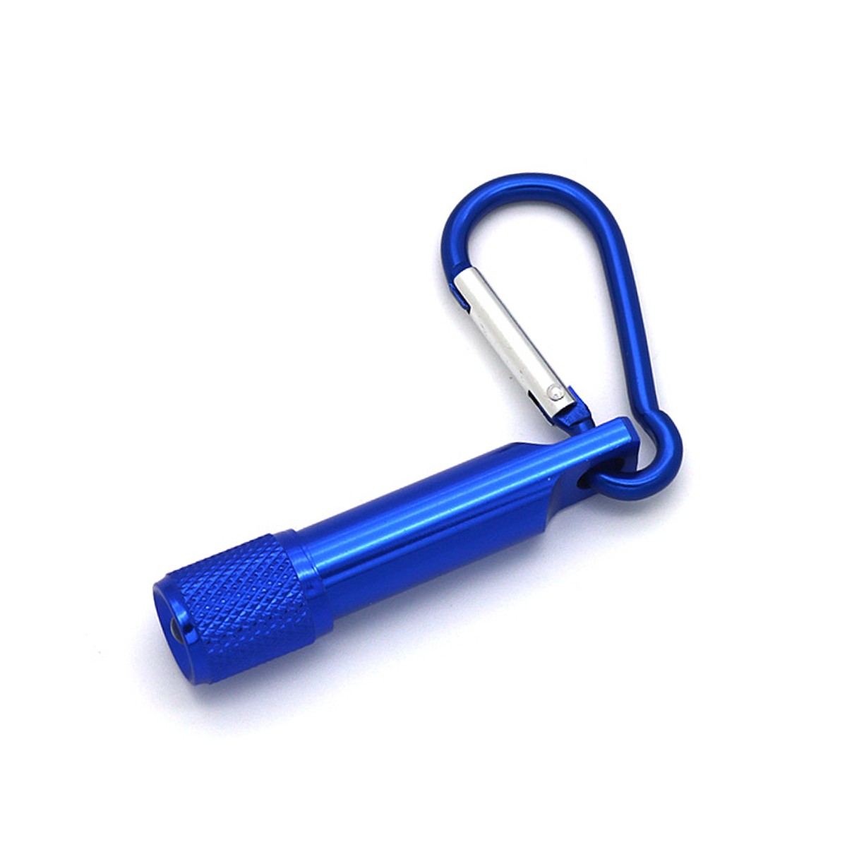 Metal Keychain Flashlight With Carabiner Clip