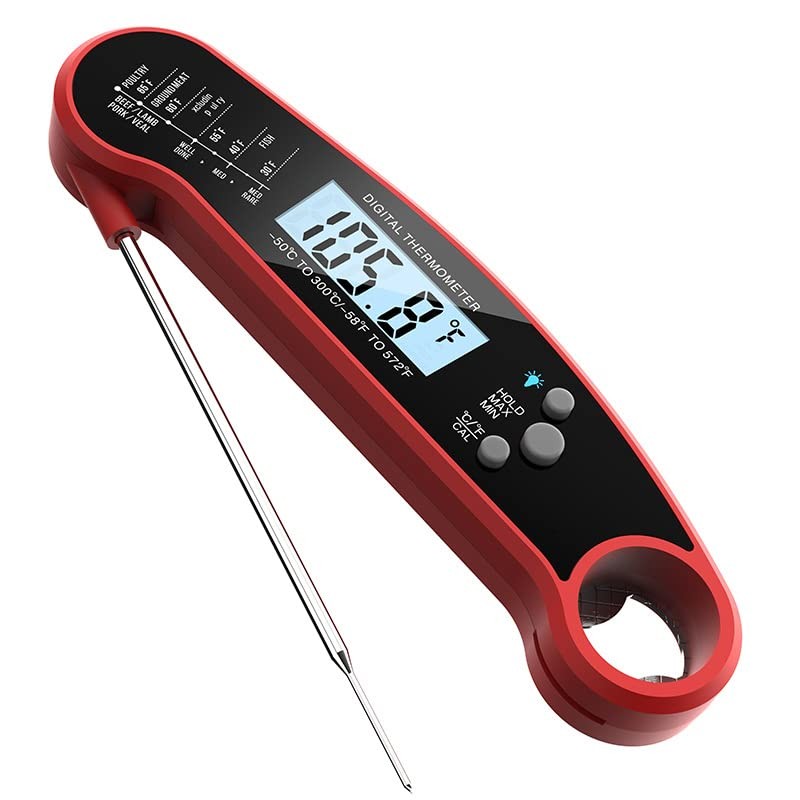 Digital Food Thermometer With Magnetic Back