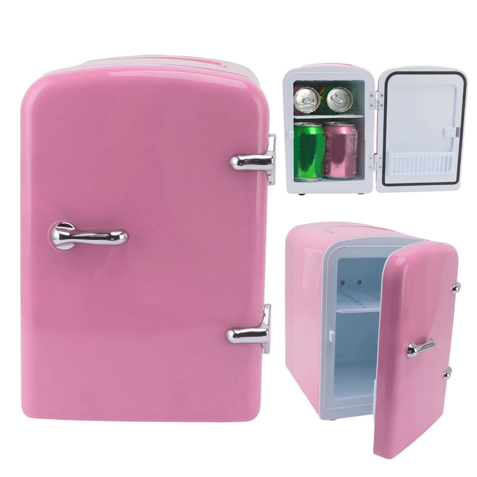 Portable Mini Fridge With Removable Shelf