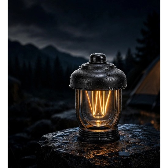Retro Dimmable Camping Lantern