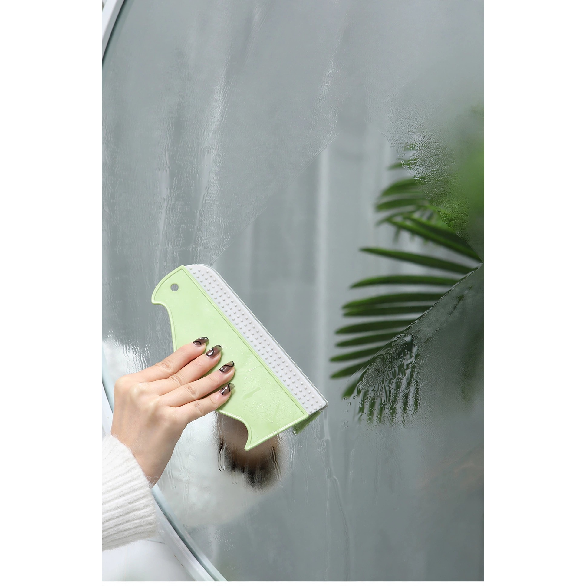 Penguin-Shaped Shower Squeegee With Silicone Blade