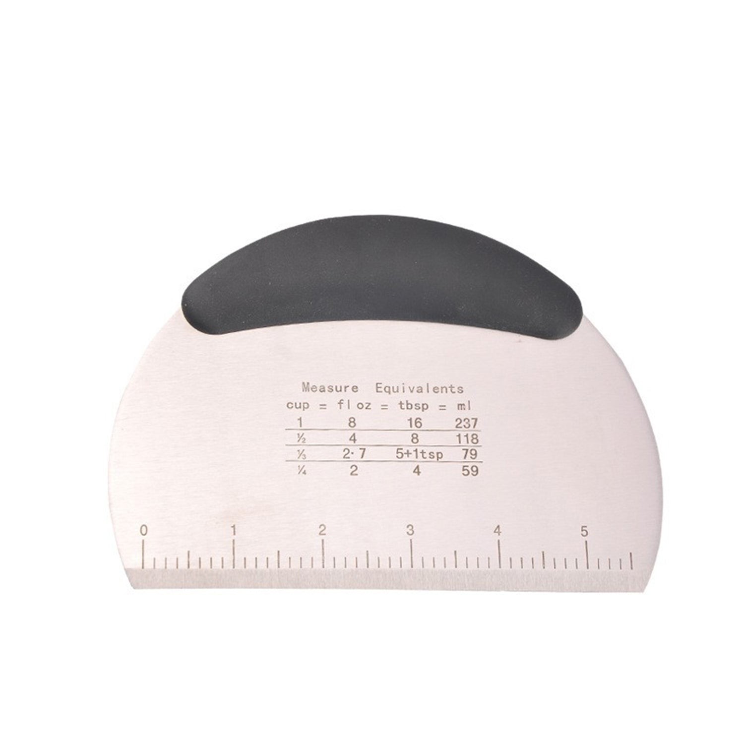 Stainless Steel Dough Scraper With Ergonomic Handle