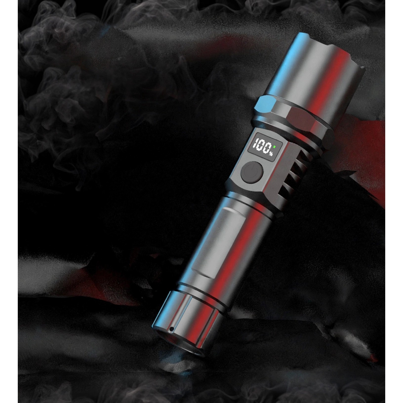 Zoomable Rechargeable LED Flashlight