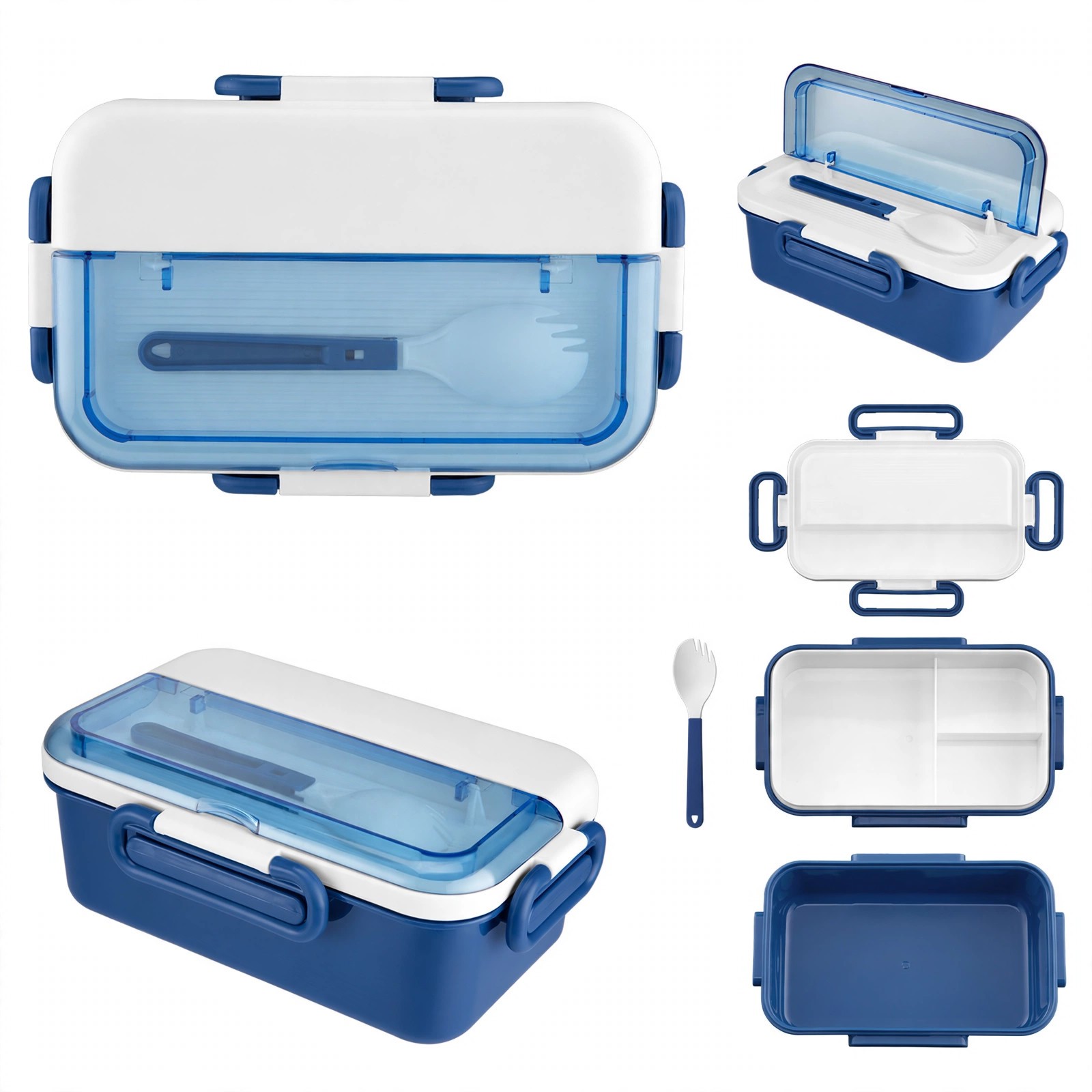 3-Compartment Kids Bento Box With Handle