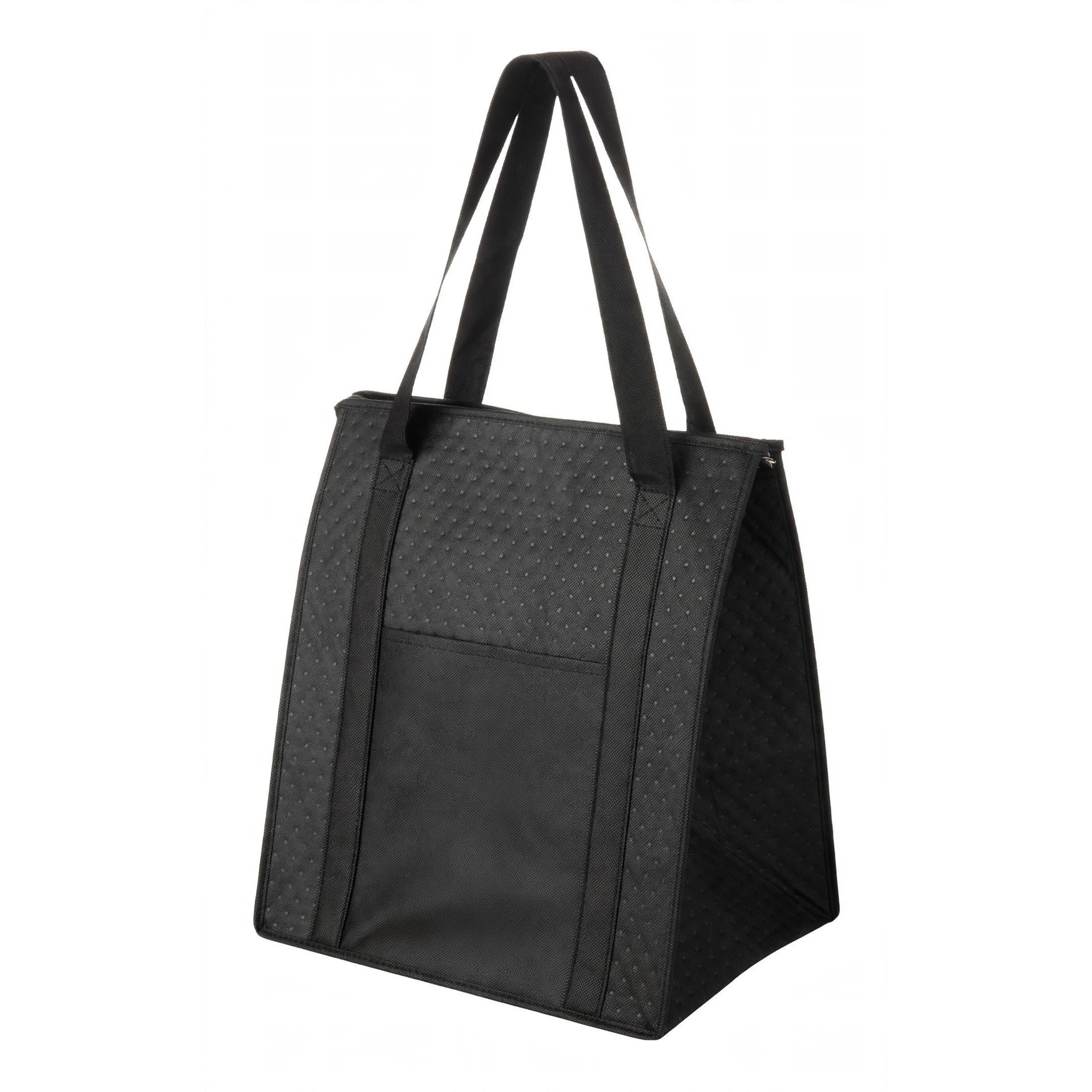 Non-Woven Embossed Dot Insulated Lunch Tote
