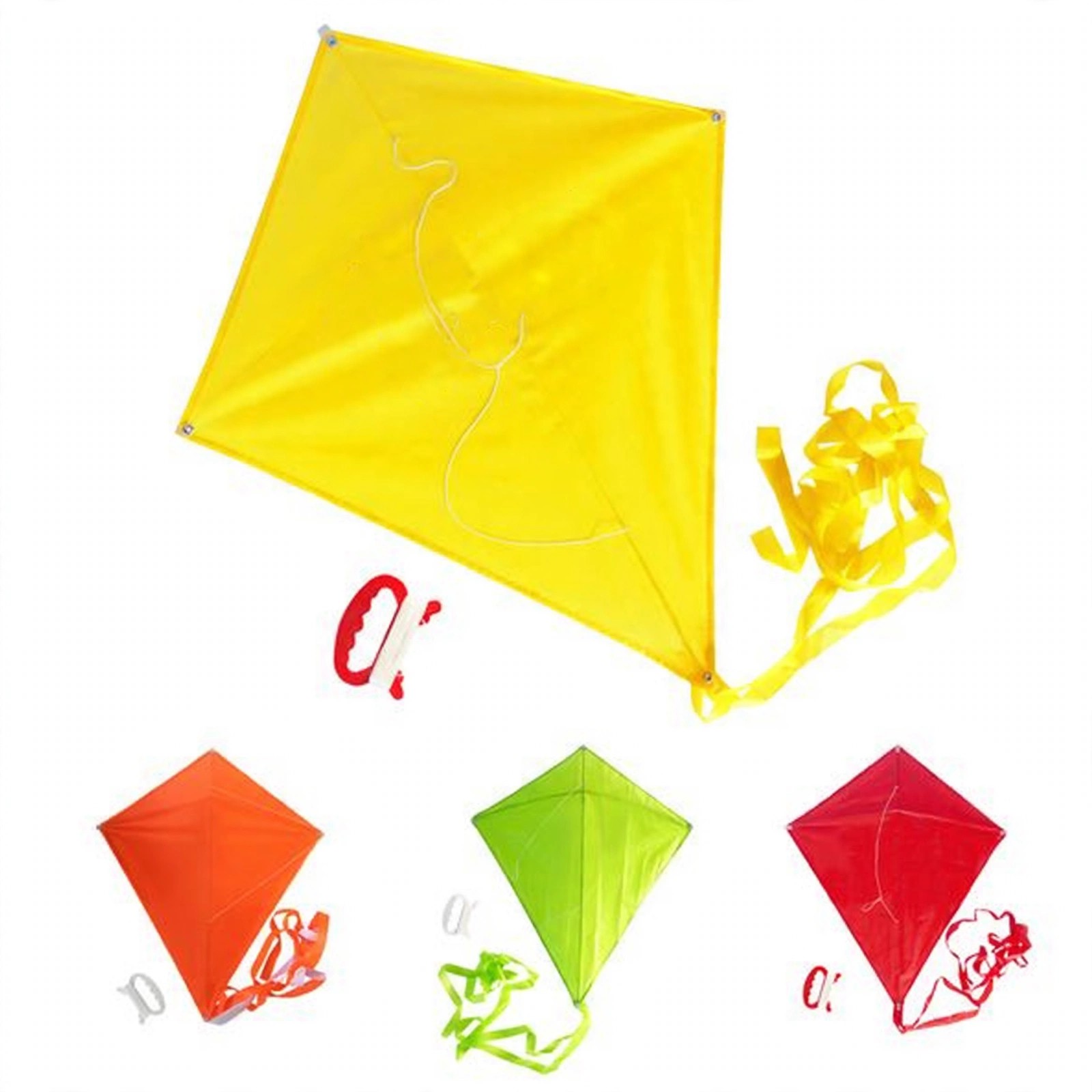 Polyester Kite With Plastic Reel and String